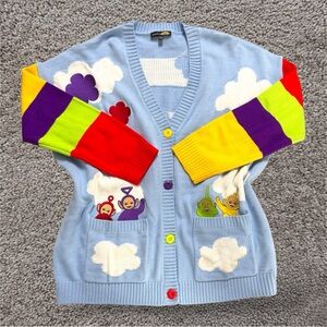 Rare Dolls Kill x Teletubbies “Happy Weather” Cardigan